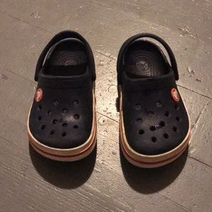 Navy blue crocs